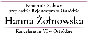 Komornik Sądowy Hanna Żołnowska logo